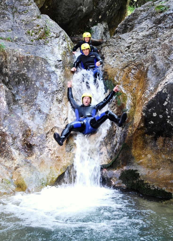 Soča canyoning